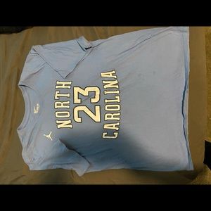 Micheal Jordan UNC tee shirt